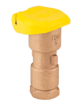 Hunter HQ5RC Quick Coupler Valve: 1" inlet with 1-1/4" outlet for key
