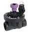 Rain Bird 100PESB-R 1" (26/34) Plastic Commercial Valve w/Flow Control and Scrubber and Reclaimed Water