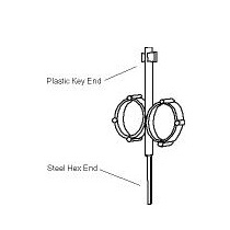 Hunter Rotor Adjustment Key Tool PGP I-20 PGJ I-25 I-40 Sprinkler Head Wrench 
