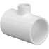401-130 - PVC Reducing Tee 1" x 1" x 1/2" (SxSxS)
