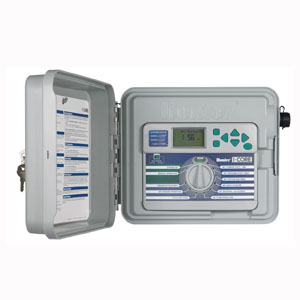 Hunter IC-600 6-Station controller, indoor/outdoor, plastic or metal cabinet